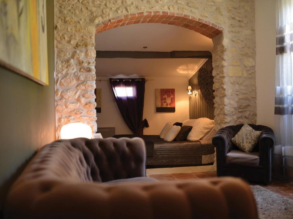 Domaine De Quittignan Brillette Otel Moulis-en-Médoc Oda fotoğraf